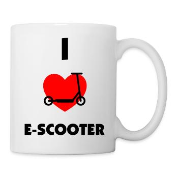 E-Scooter E-Roller Scooter - Mug blanc - blanc - Droite
