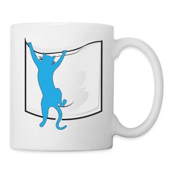 chat dans votre poche - Mug blanc - blanc - Droite