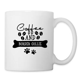 Coffee and Border Collie - Mug - white - Right