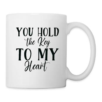 You Hold The Key To My Heart - Mug - white - Right