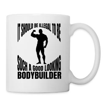 Fitness Sport Bodybuilding Fitness Sports Athletes - Mug - white - Right