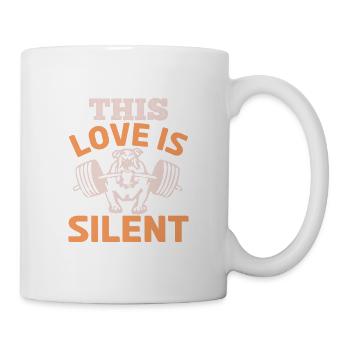 THIS LOVE SI SILENT DOG - Mug - white - Right