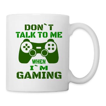 Gamer Gamer Gaming Gaming Contrôleur de jeu vidéo - Mug blanc - blanc - Droite