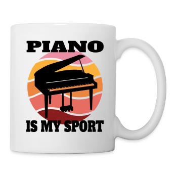 Pianiste Pianiste Pianiste Cadeau Piano Piano - Mug blanc - blanc - Droite