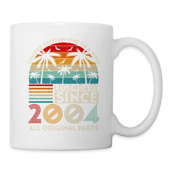 Legendär seit 2004 alle Originalteile - Tasse - Weiß - Rechts