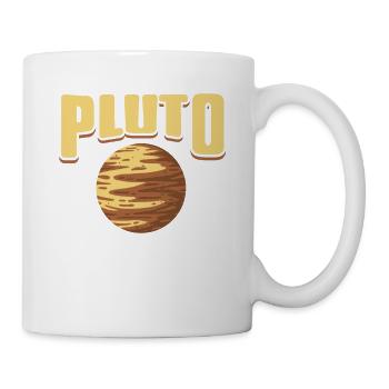 Retro PLUTO 1930 - 2006 Never Forget Funny Planet - Mug - white - Right