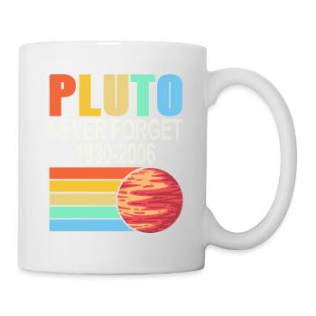 PLUTO N’oublie jamais 1930 -2006 Cool Retro Planet - Mug blanc - blanc - Droite