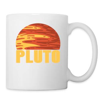 Never Forget PLUTO 1930 - 2006 Retro Funny Planet - Mug - white - Right