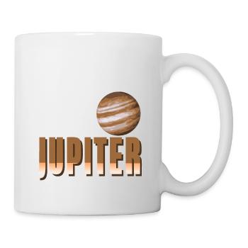 Je préfère aller à JUPITER Retro Funny Astronomer - Mug blanc - blanc - Droite