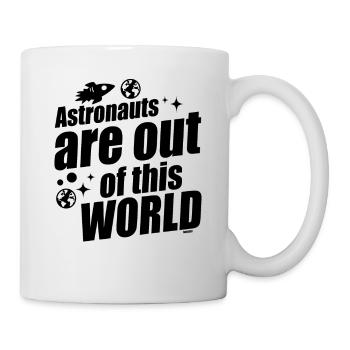Astronaut Weltraum Rakete Geschenkidee - Tasse - Weiß - Rechts