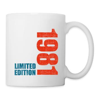 42th Birthday Men Women 42 Years 1981 Funny Gift - Mug - white - Right