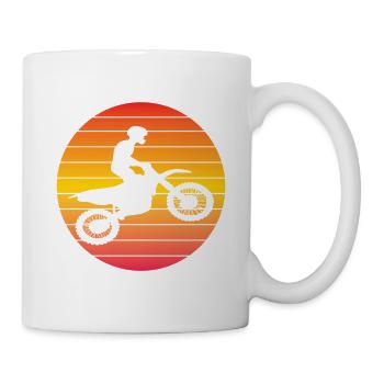 Motorcycle Motorcycle Fan Motorcross Motorcyclists - Mug - white - Right