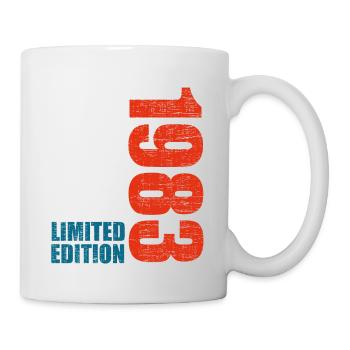 40th Birthday Men Women 40 Years 1983 Funny Gift - Tasse - Weiß - Rechts