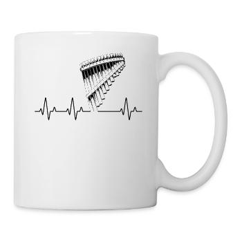 Panflute Panflute player Panflutist - Mug - white - Right