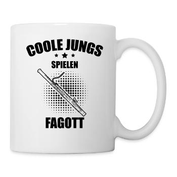 Fagott Fagottspieler Fagottist - Tasse - Weiß - Rechts