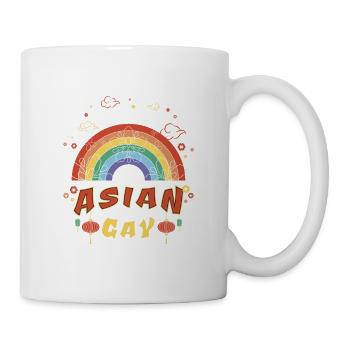 gay lesbian LGBTQ pride gaysian i gift - Mug - white - Right