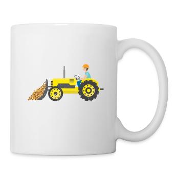 School is important, but agriculture - Mug - white - Right