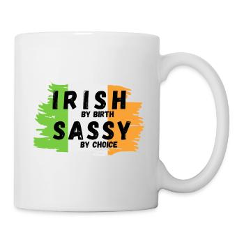 iIrlandais de naissance impertinent par choix - Mug blanc - blanc - Droite