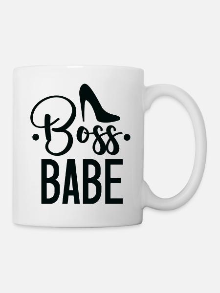 Boss Babe - Tasse - Weiß