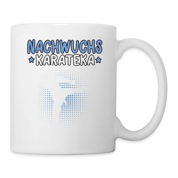 Karate Nachwuchs Karateka asiatischer Kampfsport - Tasse - Weiß - Rechts