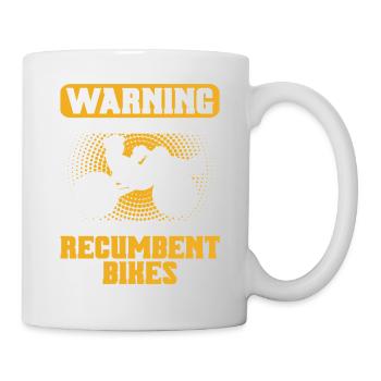 Liegerad Liegeradfahrer Radfahrer - Tasse - Weiß - Rechts