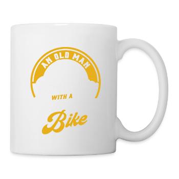 Liegerad Liegeradfahrer Radfahrer - Tasse - Weiß - Rechts