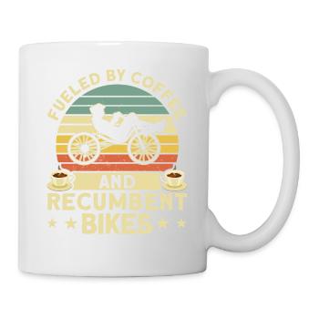 Liegerad Liegeradfahrer Radfahrer - Tasse - Weiß - Rechts