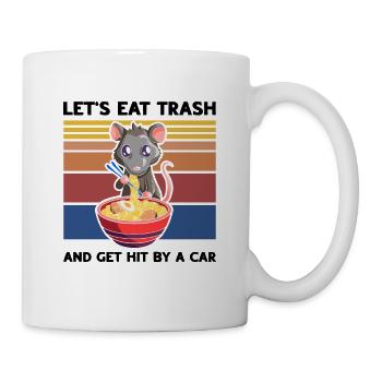 Opossum Design for raccoon fans and marsupial - Mug - white - Right