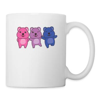 Bi Flag Pride LGBTQ Quokka - Mug blanc - blanc - Droite