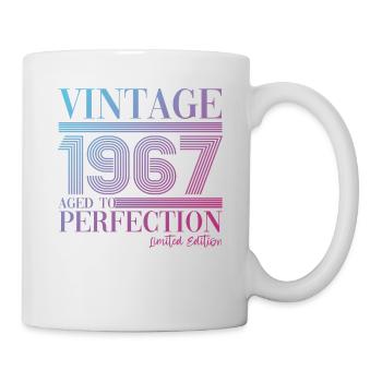 Vintage vintage 1967 56ème anniversaire cadeau femme - Mug blanc - blanc - Droite