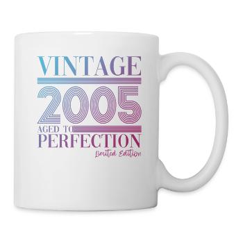 Vintage vintage 2005 18th birthday gift woman - Mug - white - Right