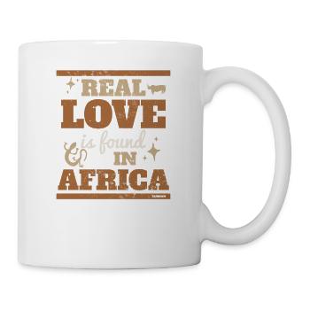 Real Love Is Found In Africa - Mug - white - Right