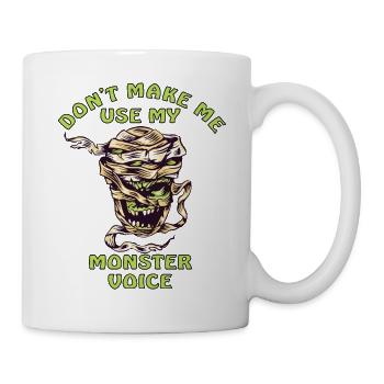 Maman Halloween monstre drôle de dicton - Mug blanc - blanc - Droite