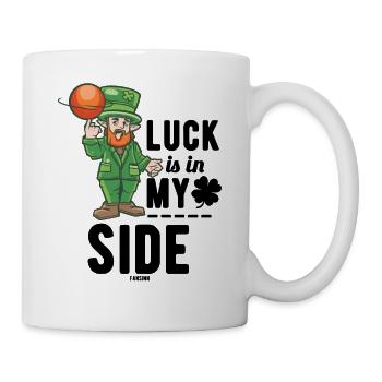 St Patrick’s Day Irlande Basketball - Mug blanc - blanc - Droite