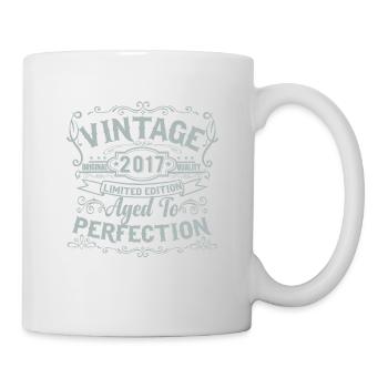 Limited Edition 2017 Vintage. Aged to Perfection - Tasse - Weiß - Rechts