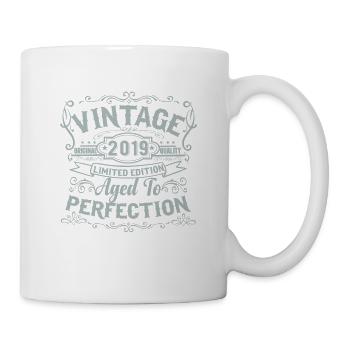 Édition Limitée Millésime 2019. Vieilli à la perfection - Mug blanc - blanc - Droite