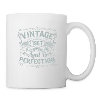 Edition limitée 1967 Vintage. Vieilli à la perfection - Mug blanc - blanc - Droite