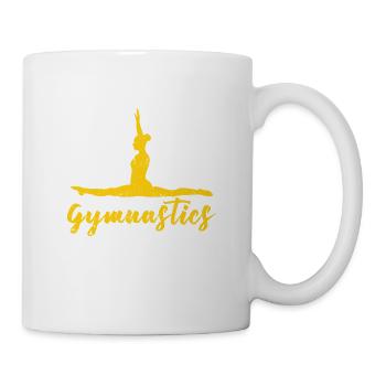 Schule ist wichtig, aber Turnen ist wichtiger - Tasse - Weiß - Rechts