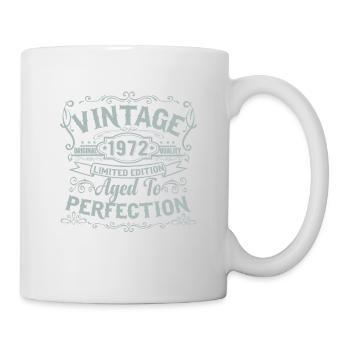 Limited Edition 1972 Vintage. Aged to Perfection - Tasse - Weiß - Rechts