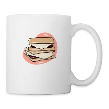 Testeur de boutons S’mores sous licence 4 - Mug blanc - blanc - Droite