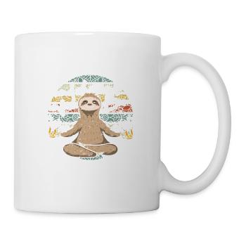 Zwischen Leber und Nierchen ein Bierchen - Tasse - Weiß - Rechts