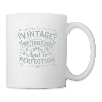 Limited Edition 1982 Vintage. Aged to Perfection - Tasse - Weiß - Rechts