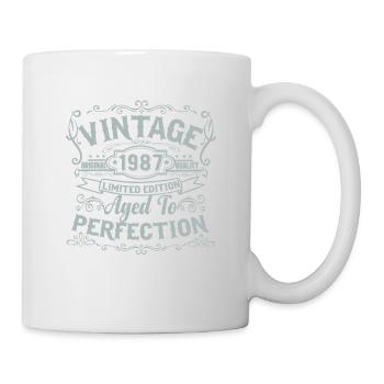 Limited Edition 1987 Vintage. Aged to Perfection - Tasse - Weiß - Rechts