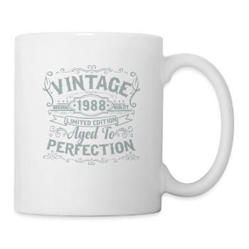 Limited Edition 1988 Vintage. Aged to Perfection - Tasse - Weiß - Rechts
