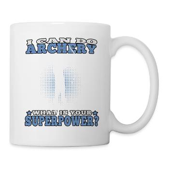 Je peux faire du tir à l’arc Archer - Mug blanc - blanc - Droite