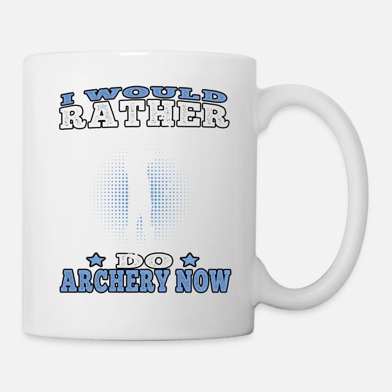 Faites plutôt Archery Archery Archer - Mug blanc - blanc