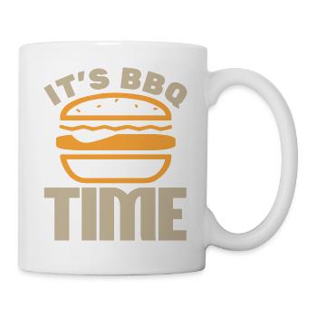 IT IS BBQ TIME - Mug - white - Right