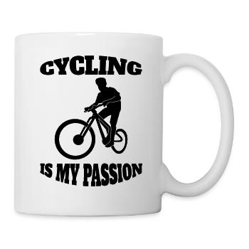 Cyclistes cyclistes Cyclistes cyclistes - Mug blanc - blanc - Droite