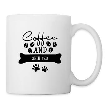 Coffee and shih tzu - Mug - white - Right