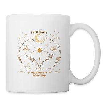Let's Take A Big Bang Out Of The Sky Astronomy - Tasse - Weiß - Rechts
